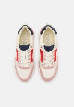 ONLY Shoes ONLSASSY - Sneaker Low - White/black/red -Mode Verkauf e924082408c44fa9a438356c5db63d09