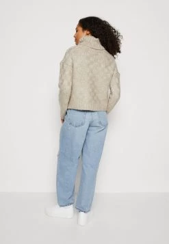 ONLY ONLRUBI ROLLNECK - Strickpullover - Pumice Stone -Mode Verkauf eb50937784484f8b809107470c4db9de