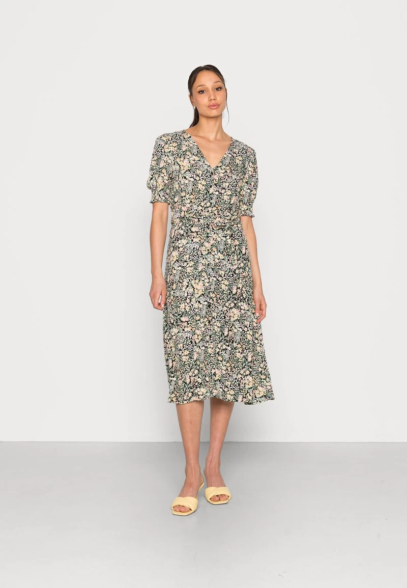 ONLY ONLFREDERIKKE V NECK BELT DRESS - Blusenkleid - Cloud Dancer/yellow Mix 8 ONLY ONLFREDERIKKE V NECK BELT DRESS - Blusenkleid - Cloud Dancer/yellow Mix – Bild 6