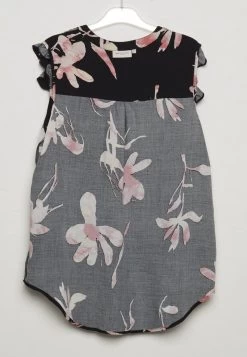 ONLY CARMAKOMA Ohne Ärmel Curvy Print - Top - Black -Mode Verkauf f046020f38444a19a5210ad96b65eae9