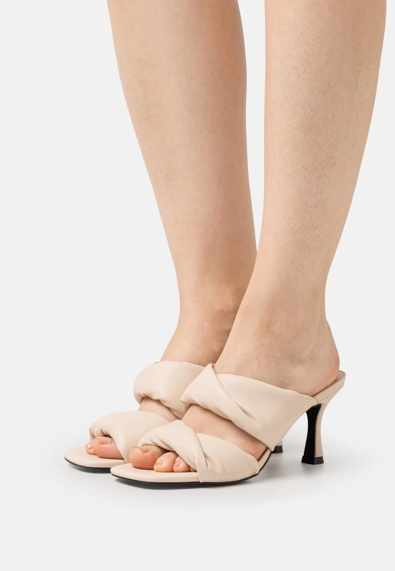 ONLY Shoes ONLALYSSA TWISTED - Pantolette Hoch - Beige 3 ONLY Shoes ONLALYSSA TWISTED - Pantolette Hoch - Beige