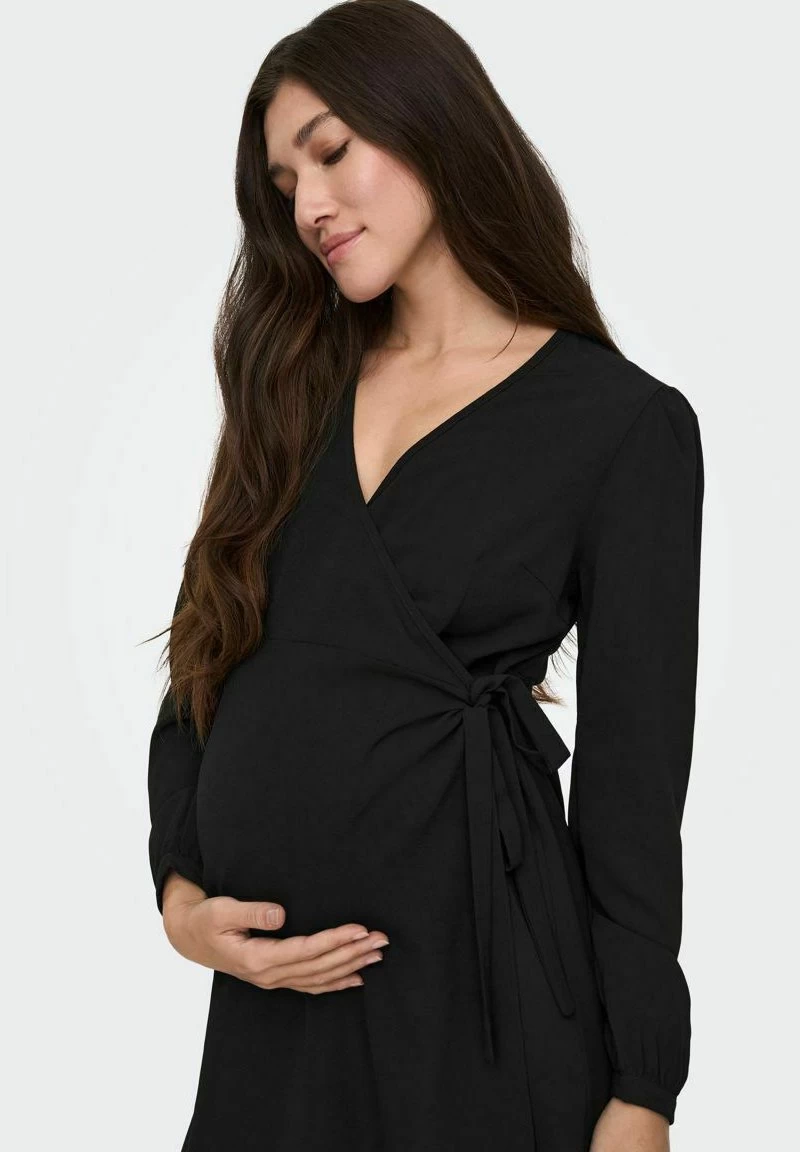 ONLY MATERNITY MATERNITY WICKEL - Freizeitkleid - Black 6 ONLY MATERNITY MATERNITY WICKEL - Freizeitkleid - Black – Bild 4