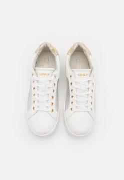 ONLY Shoes ONLSHILO GLITTER - Sneaker Low - White/silver -Mode Verkauf f28e78e2b44f4d0dae2048a86daaca8c