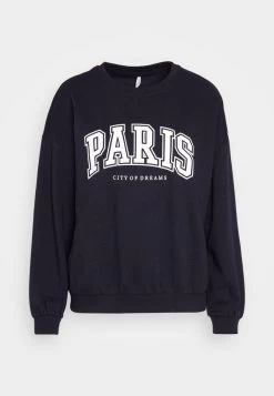 ONLY ONLDREAMER ACADEMY O NECK - Sweatshirt - Night Sky/paris -Mode Verkauf f34576ffa2bd4a3d8b086bb0fcb0b0ba