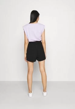 ONLY ONLMETTE PAPERBAG - Shorts - Black -Mode Verkauf f48053d780ce49c39b1a450c5ccbb36d