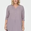 ONLY CARMAKOMA CURVY LANGE - Tunika - Elderberry