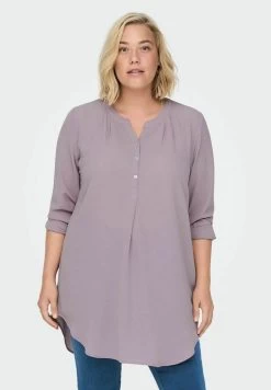 ONLY CARMAKOMA CURVY LANGE - Tunika - Elderberry