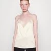 ONLY ONLVICTORIA MIX SINGLET - Top - Creme -Mode Verkauf fa0ccee2490d4da9a8efb48313c54292