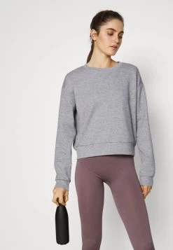 Only Play ONPLOUNGE - Sweatshirt - Light Grey Melange -Mode Verkauf fb556b1075ea475a97b509ee22259309