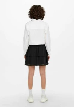 ONLY MIT STRETCH BUND O - A-Linien-Rock - Schwarz -Mode Verkauf fdfd5dcee820415f95d08b44ef49fb20