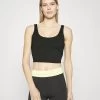 Only Play ONPCATE CROP BRA - Sport-BH Mit Mittlerer Stützkraft - Black -Mode Verkauf fe974498d48d414fa5bb31445a530306